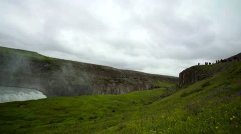 4k Iceland Gullfoss Watterfall 2016 Stock Footage 66523503