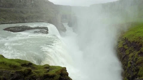 4k Iceland Gullfoss Watterfall 2016 Stock Footage 66523504