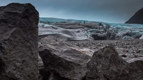 4K Iceland Vatnajökull glacier (GoT locations) Stock Footage