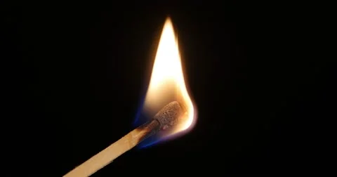 4K - Ignition of a Matchstick Stock Footage 48923358