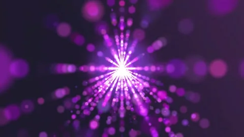 4K Illumination Glow With Triangle Neon Light Stock Footage 147475916