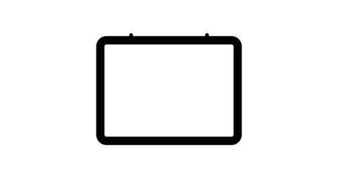 4K illustration of an icon set for office working process in outline design Vídeos de archivo 159011672