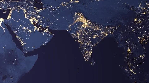 4K india map Stock Footage 286998377
