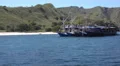 4k Indonesian tourist tours boats at sunny islands in Flores Sea 4k or 4k+ Resolution