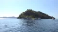 4k Indonesian tourist tours boats at sunny islands in Flores Sea 4k or 4k+ Resolution
