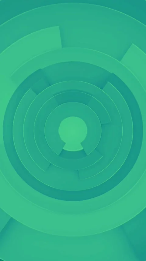 4K Infinite circle loop background animation. Creative unique abstract pres.. Stock Footage 299775376