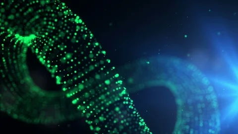 4K infinity particles background | Stock Video | Pond5