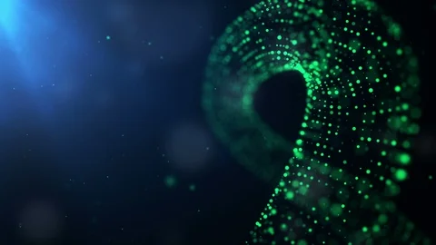 4K infinity particles background | Stock Video | Pond5