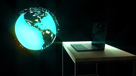 4K Information Computing Technology Background Animated Video Stock Footage 304281981