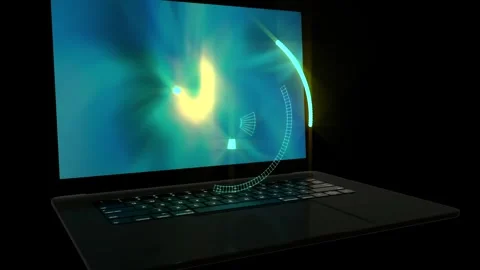 4K Information Computing Technology Background Animated Video Stock Footage 304282054