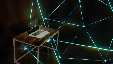 4K Information Computing Technology Background Animated Video Stock Footage 304282177