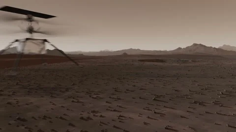 4K Ingenuity Flyby Stock Footage 151232790