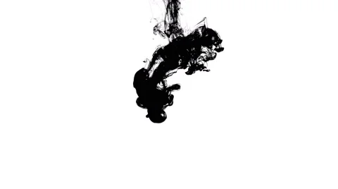 4K Ink Drops in Water 22 Stock Footage 51311264