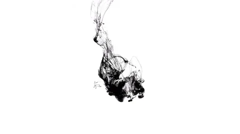4K Ink Drops in Water 7 Stock Footage 51300331