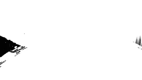 4K ink paint white brush stroke transition animation. More elements in our portf Stock Footage 203946567