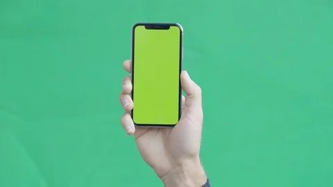 4K iPhone X Broadcast Quality Chroma Plate 3 Video stock 110911045