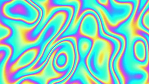 4k Iridescent Pastel Gradient - Dreamy holographic 90s, 80s, Y2K Aesthetic Loop Stock Footage 337099313