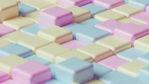 4K Isometric minimalistic abstract background Video stock 238696420
