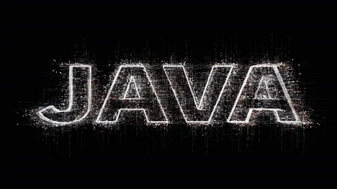 4k Java Programming language word tag cloud,binary computer code. Vidéo 109516777