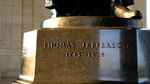 4k Jefferson Memorial Statue Stock Footage 67758830
