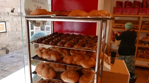 4K Jerusalem Bakery 動画素材 51345493