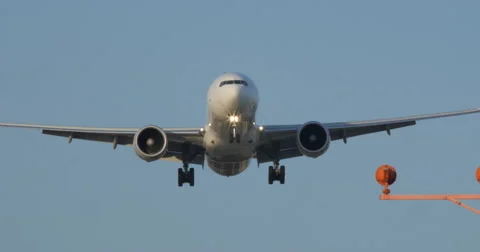 4K JET INTO CAMERA Stock Footage 64144916