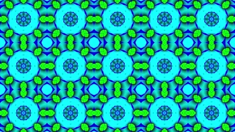 4K kaleidoscope motion seamless patterns Stock Footage 256925250