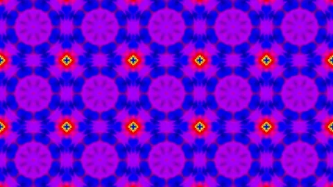 4K kaleidoscope motion seamless patterns Stock Footage 256925543