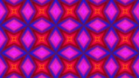 4K kaleidoscope motion seamless patterns Stock Footage 256925687