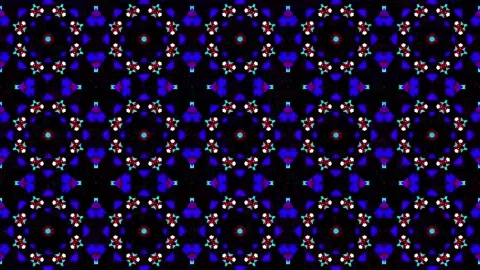 4K kaleidoscope motion seamless patterns Stock Footage 256926069