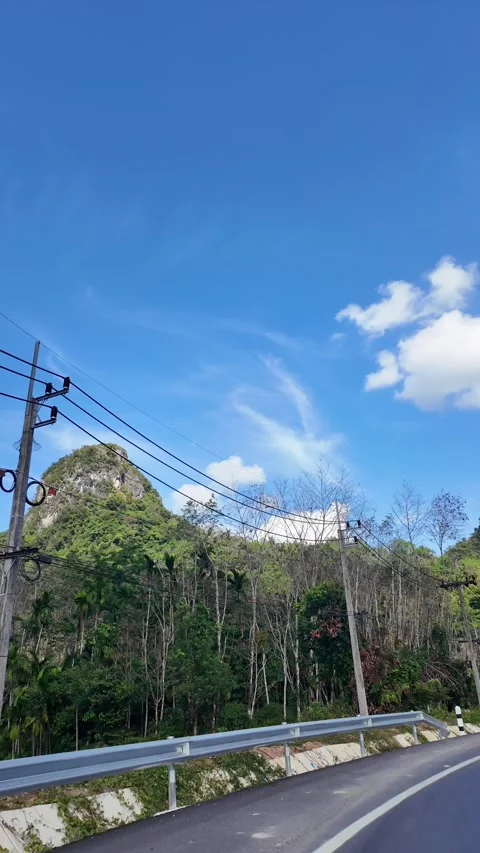 4K Khao Phap Pha Pass Road, Thailand | April 30 2026 | Scenic View Stock Footage 333780726