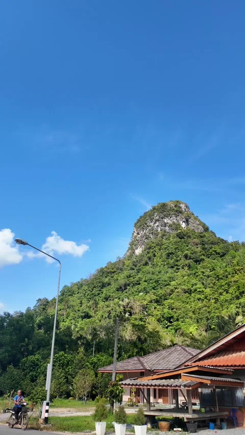 4K Khao Phap Pha Pass Road, Thailand | April 30 2026 | Scenic View Stock Footage 333780784
