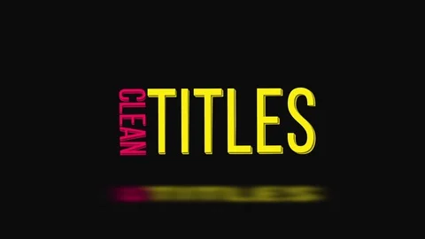 4K Kinetic Titles Catálogo de After Effects