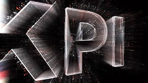 4k kpi word,Matrix binary computer code text. Vidéo 165574953