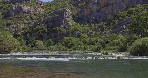 4K Krka river flowing Video stock 46027948