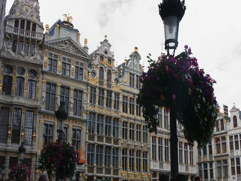 4K La Grand-Place de Bruxelles Stock Footage 80618384