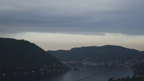 4K Lake Como Time lapse Stock Footage 90822758
