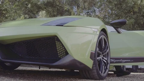 4K Lamborghini Super Car Stock Footage 95949456