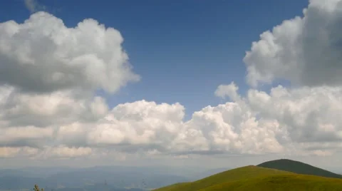 4k, The landscape in the forest, fast clouds(timelapse) Stock-Footage 58971590