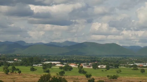4K Landscapes Sky cloud Mountain Panning Cameras Stock Footage 77153973