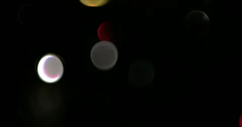 4K Large fast bokeh and blurry lights Video stock 11270092