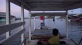 4k Leaving Labuan Bajo harbor by small traditional boat 4k or 4k+ Resolution