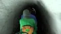 4k Leaving a mountain salt mine with roller sled railway 4k or 4k+ Resolution
