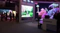 4k LED video walls fair and exhibition panning with visitors 4k or 4k+ Resolution
