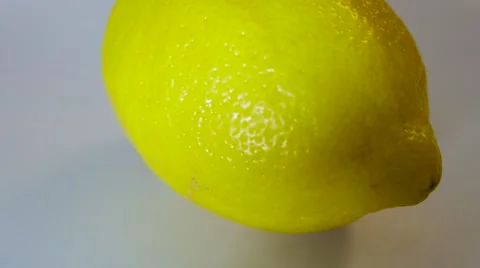 4K - Lemon close up macro shot Stock Footage 61250521
