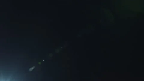 4K Lens Flare - Blue Light Leaks Video stock 132232014