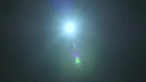 4K Lens Flare - Blue Light Leaks Video stock 132232095