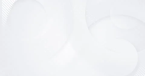 4k light grey abstract moving circles with white dots, diagonal lines 스톡 동영상 236005817