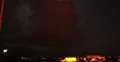 4K Lightning bolts strike in a distance as the moon lights the clouds time lapse 4k or 4k+ Resolution
