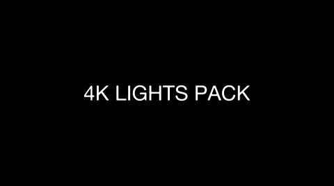 4K Lights Transitions Stock After Effects